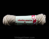 Beige Wool Tapestry Yarn - One Single Skein 3/4 Ounce - Sand Ecru Natural Light Tan Knitting Crochet Fiber Arts - Columbia Minerva England