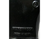Size 5 WW Black Boots - Victorian Inspired - Authentic 1950s Deadstock - Waterproof Vinyl - Fleece Lined - Winter - 50s Wide Width