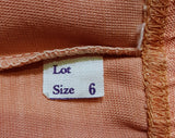 40s Boys Swim Shorts - Size 4T 5T 6 - 1940s 50s Boy's Tan Stretch Satin Swim Brief - NOS Deadstock - Retro Beach Children's Summer Bathing