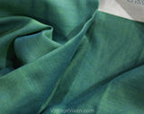 Christian Dior Telegram Scarf - Bottle Green Cotton Chameleon Cloth - Sending You Friendship Affection Tenderness - Hand Rolled Hems