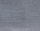 Size 6 1950s Tailored Skirt - 50s 60s Slate Blue Cotton Chambray A-Line Skirt with Welt Pocket - Secretary Chic - Waist 25.5 - Deadstock NWT