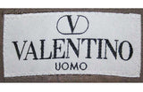 Size 40 Men's Suit Jacket - 1990s Valentino Khaki & Black Mens Blazer - Neutral Wool - 90s Posh Designer Sport Coat - Chest 40 - 40908-1