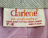 XXS 60s Lavender Skirt - Lilac Pastel Purple Wool - Classic 1960s Office Secretary - Size 00 Tailored A-Line - Waist 22.5 - NWT Deadstock
