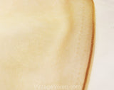 3 Pairs Seamed Cuban Heel Stockings - 1940s 50s Hosiery - Golden Honey Taupe Hue - Size 9 15 Denier - Three Evening Sheer Sets - Melrose NIB
