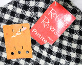 XXXS Mini Skirt - 1960s Black & White Skirt with Original Tags - Girl Friday Style NWT 60s Teen Size - Very Small less than 000 - Waist 19.5