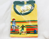1970s Soccer Star T Shirt & Shorts - Size 4T Toddler Boys Girls Gender Neutral Sports Set - Deadstock Summer Retro Athletic 70s Children's