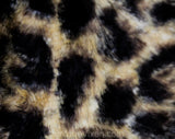 Medium 1950s Leopard Print Bolero Jacket - Size 10 Sexy Marilyn Style Bombshell Chic - Crop Waisted Tawny Soft Faux Fur - Bust 40