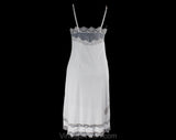 Size 6 White Nightgown - Pretty 1960s Empire Nightie with Crescent Lace Bust - Boudoir Trosseau - Munsingwear Lingerie - Bust 34.5 - 50728