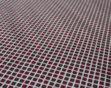 50s Cotton Diamond Fabric - 5 Yards x 35.5 Inches Wide - Magenta Pink Brown & White Tiny Squares Geometric Print Yardage - 1950s Five Yards