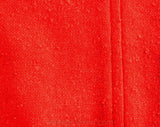 Size 000 Red Tweed Skirt - 1960s Nubby Flecked Office Wear - XXXS 60s Secretary Style Junior Petite Separates - Waist 21 - NWT Deadstock