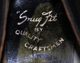 Size 4.5 Black 40s Shoes - Unworn 1940s Suede Heels with Curlique Appliques - 4 1/2 Small Sized Open Toe Pumps - Post WWII Era NOS Deadstock