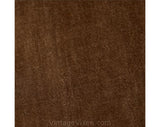 Size 8 Brown Blazer - 1970s Chocolate Velveteen Jacket - Fall Autumn Boho - Open Front - 70s Office Suit Separates - Bust 34.5 - 31548-1