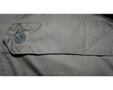 XL Mens 50s Security Guard Gray Cotton Uniform Shirt - Men's 1950s Workwear Short Sleeved Top - Epaulets - Flap Pockets - Chest 48 - 39587-2